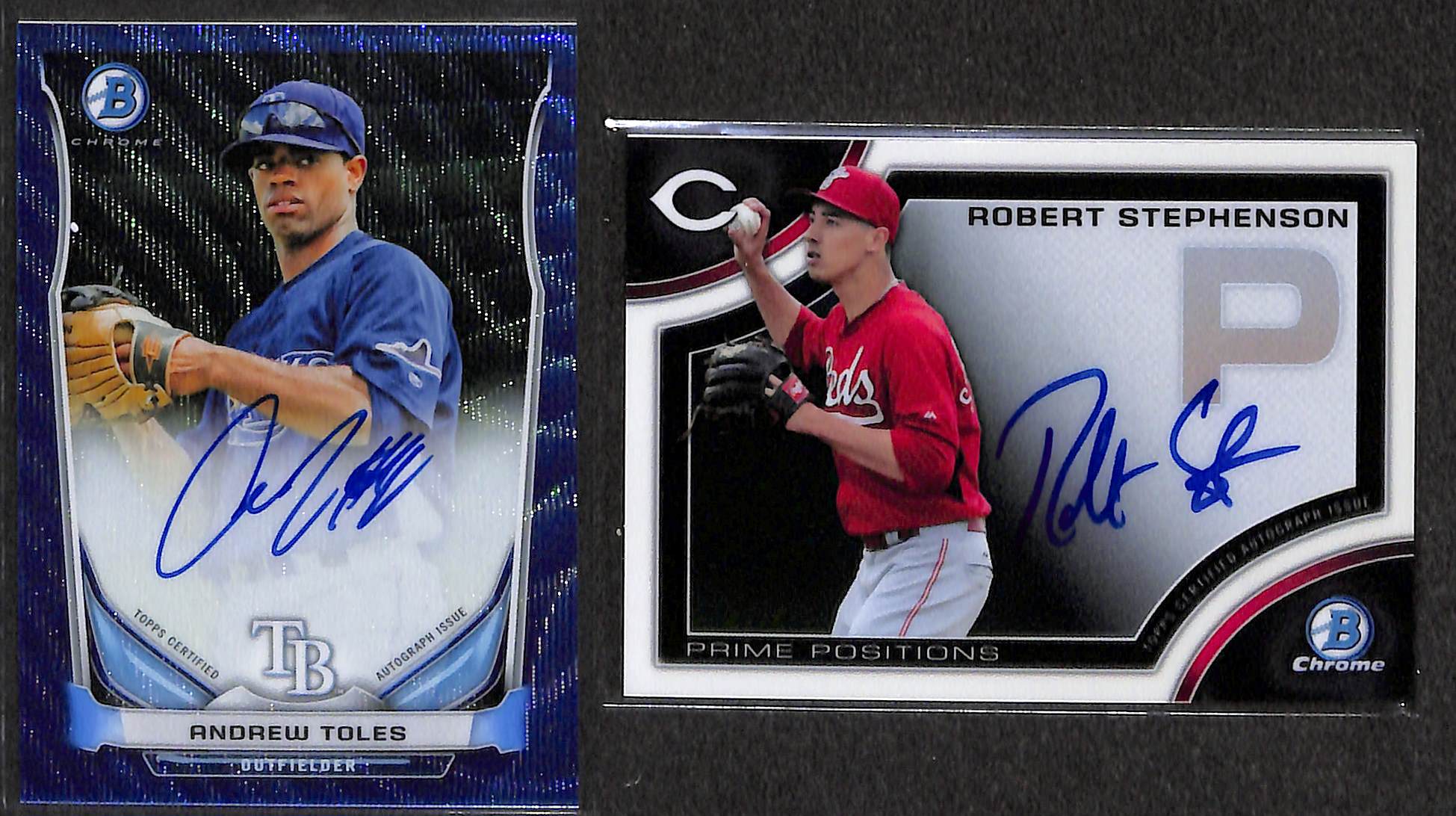 Lot Detail Lot Of 35 Bowman & Chrome Autograph Rookie Cards w. Flores