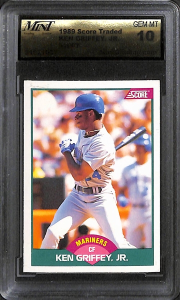 Lot of 20 Graded Baseball Cards Inc. Rookies of Griffey Jr., Maddux, McGwire (1987), Ichiro, Sosa, Rolen, +