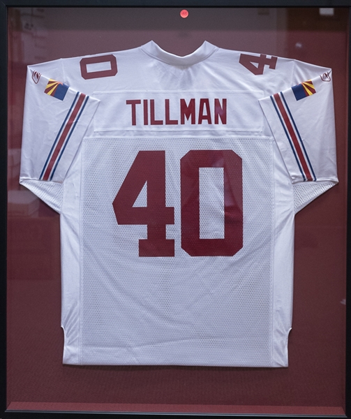 Pat Tillman Shadowboxed Cardinals Throwback Jersey