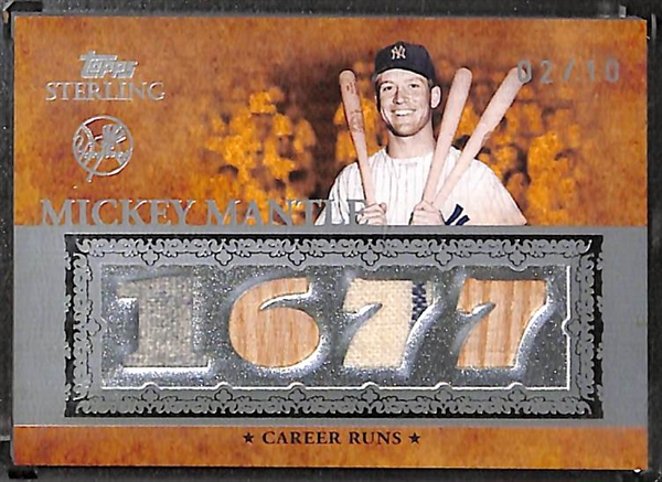 Mickey Mantle and Roger Maris Yankees Game-Used Relic Cards