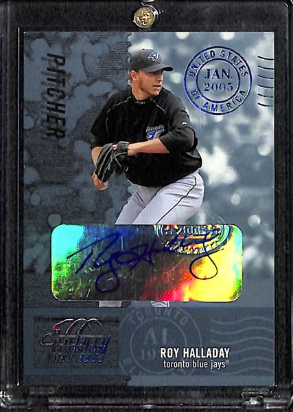 Roy Halladay & Bruce Sutter 1/1 Autograph Cards