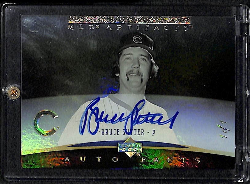 Roy Halladay & Bruce Sutter 1/1 Autograph Cards