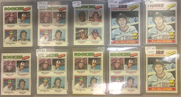 Lot of Approx 200+ Rookie Cards from 1974-1986