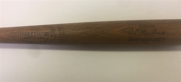 Louisville Slugger Bat - Al Kaline Game Model - circa 1960s