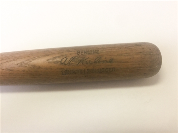 Louisville Slugger Bat - Al Kaline Game Model - circa 1960s