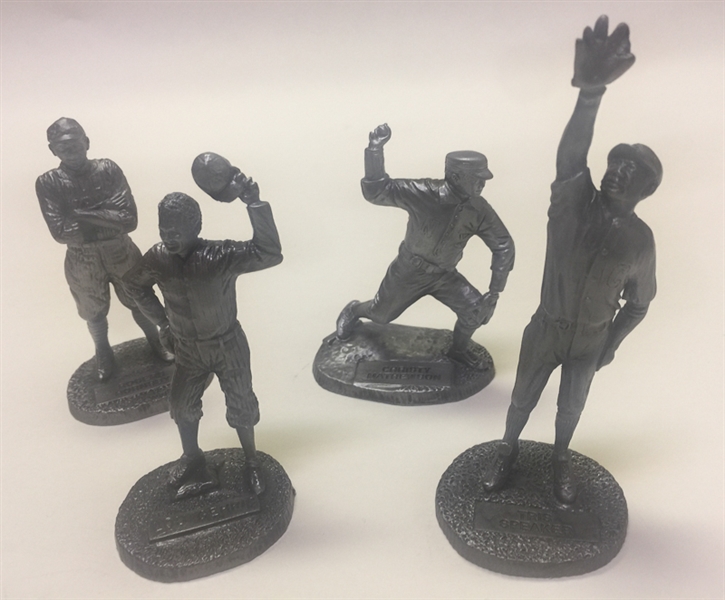 Lot of Baseball Mini Figures, Plates, Bronze Cards, More!