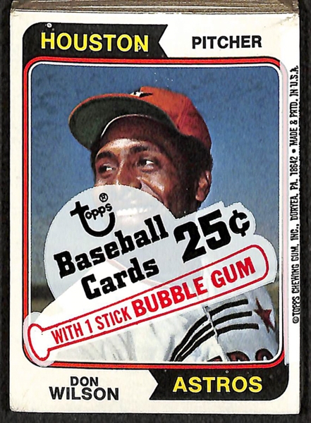 1974 Topps Baseball Unopened Cello Pack