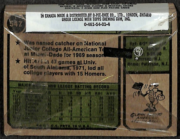 1974 Topps Baseball Unopened Cello Pack