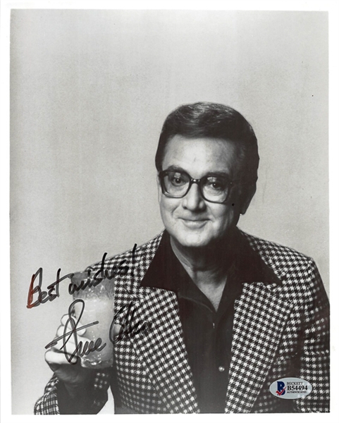 George Burns & Steve Allen Autographed 8x10 Photos - Beckett COAs