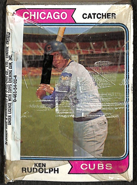1974 Topps Baseball Unopened Cello Pack