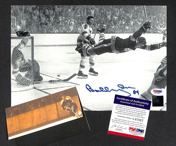 Bobby Orr Signed 8x11 Photo - PSA/DNA COA