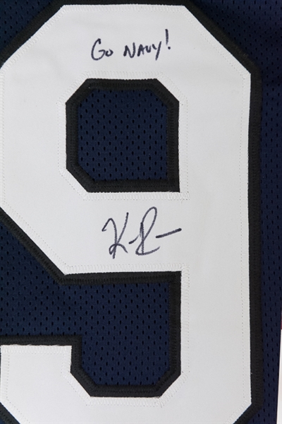 Keenan Reynolds Signed Navy Midshipmen Style Jersey - JSA (Inscribed Go Navy)