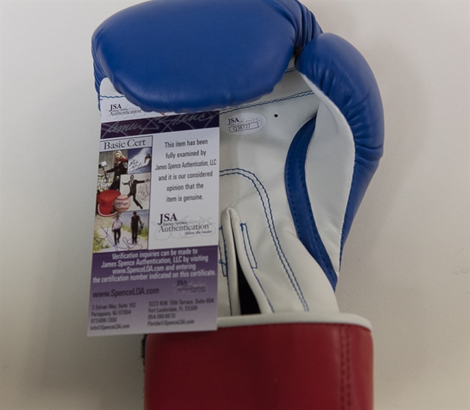 Joe Frazier Signed Youth Everlast Boxing Glove - JSA