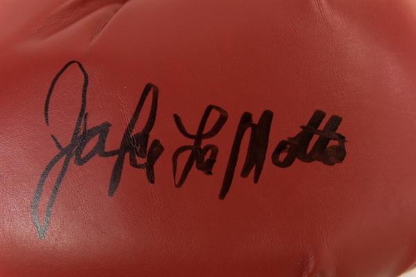 Jake La Motta Signed Everlast Boxing Glove