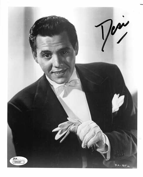Desi Arnaz (Actor/Musician) Signed 8x10 Photo - JSA COA