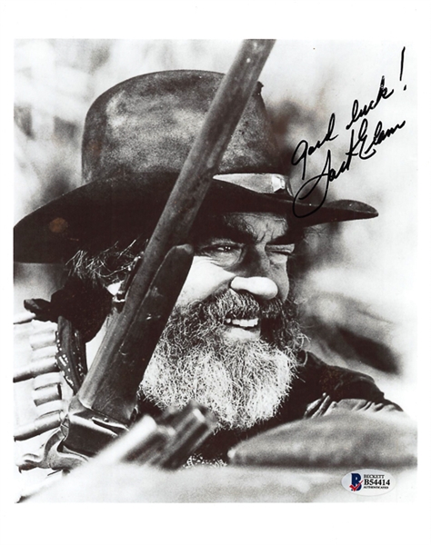 Lot of 3 Celebrity Signed 8x10 Photos w. Clayton Moore - Beckett COA