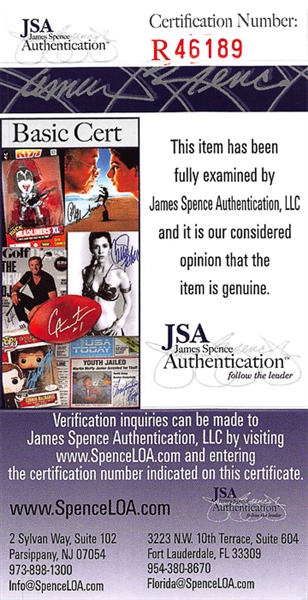 Gene Autry Signed 8x10 Photo - JSA COA