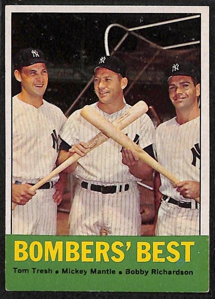 Lot Of 5 Topps BVG Graded Star Cards w. Bomber's Best