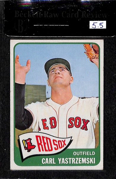 Lot Of 5 Topps BVG Graded Star Cards w. Bomber's Best
