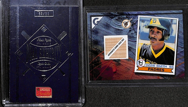 Lot Of 53 Baseball HOF & Stars Relic Cards w. Ripken & Griffey