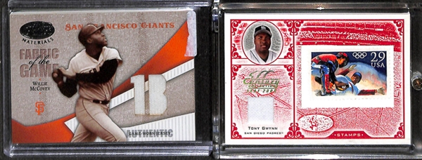 Lot Of 53 Baseball HOF & Stars Relic Cards w. Ripken & Griffey