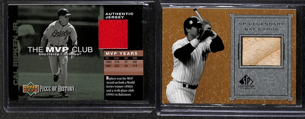 Lot Of 70 Baseball HOF & Stars Relic Cards w. George Sisler