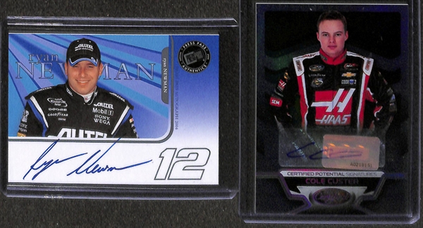 Lot Of 8 NASCAR Autograph/Relic/Numbered Cards w. Danica Patrick