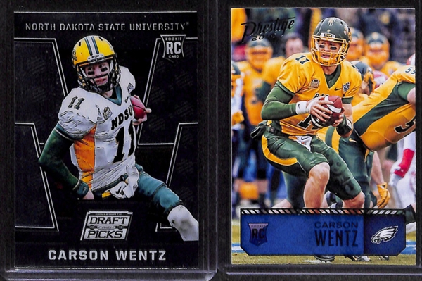 Lot Of 125 Football 2016 Rookie Cards w. Prescott & Elliott