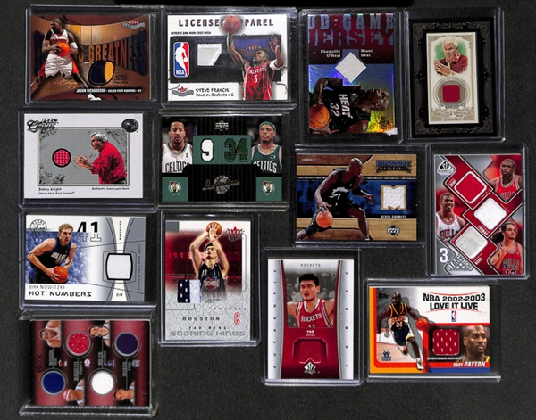 Lot Of 63 Basketball Relic Cards w. Kobe & LeBron
