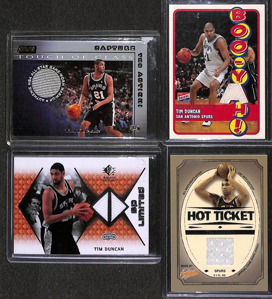 Lot Of 63 Basketball Relic Cards w. Kobe & LeBron