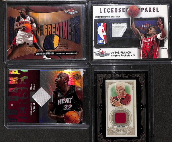 Lot Of 63 Basketball Relic Cards w. Kobe & LeBron