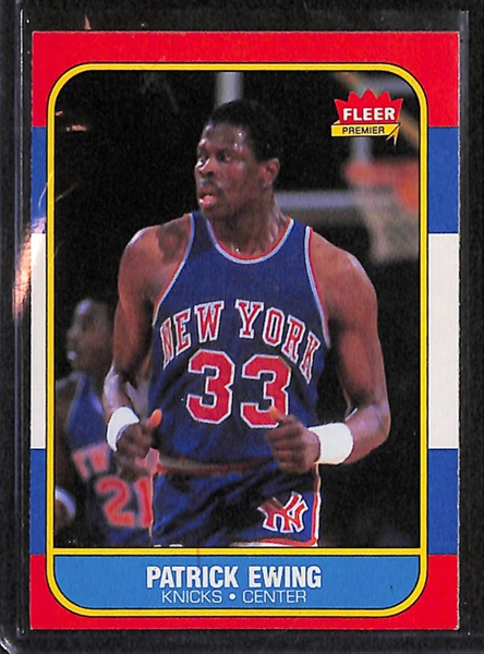 Lot Of 100 1980's Basketball Stars & Rookie Cards w. Pippen & Ewing