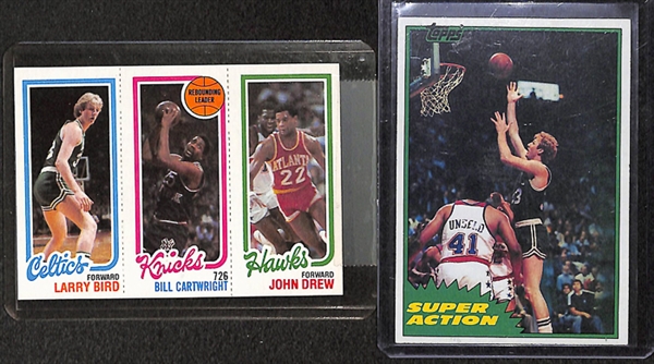 Lot Of 100 1980's Basketball Stars & Rookie Cards w. Pippen & Ewing