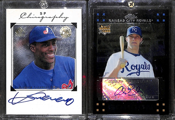 Lot Of 16 Baseball Stars Autograph Cards w. David Ortiz