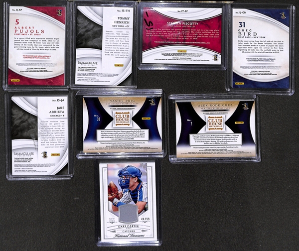 Lot Of 26 National Treasures & Immaculate Cards w. Albert Pujols