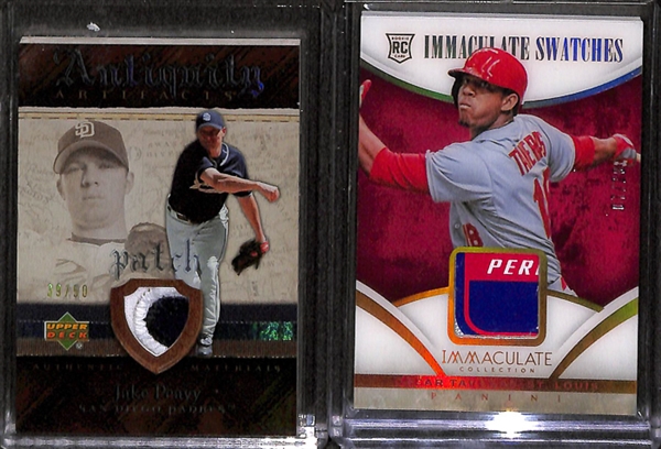 Lot Of 11 Baseball Prime Patch Cards w. Gary Carter