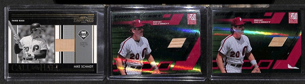 Lot Of 41 Baseball HOF & Relic Cards w. Morgan/Schmidt/ Ripken
