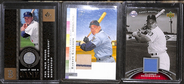 Lot Of 41 Baseball HOF & Relic Cards w. Morgan/Schmidt/ Ripken