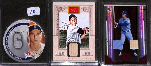 Lot Of 41 Baseball HOF & Relic Cards w. Morgan/Schmidt/ Ripken