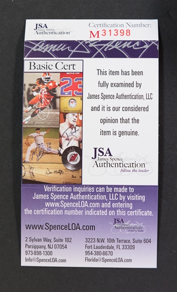 Mike Schmidt Signed Hall Of Fame Baseball - JSA