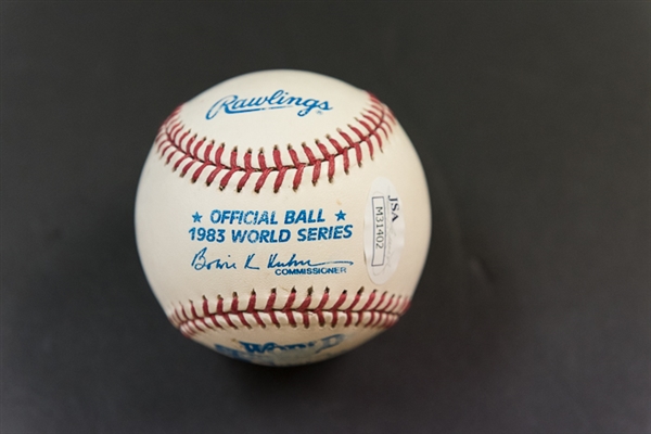 Mike Schmidt Signed 1983 World Series Baseball - JSA