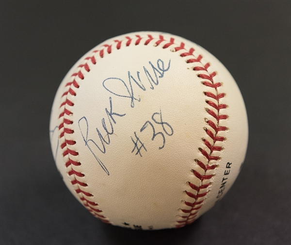Phillies No Hitter Pitchers Signed Baseball w. Bunning 