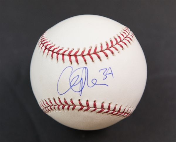 Lot Of 2 Cliff Lee Signed Commemorative Baseballs - JSA