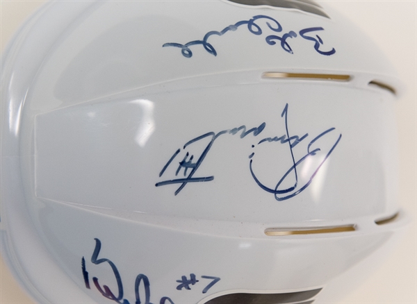 Flyers Mini Helmet Signed By Clarke/Parent/Barber