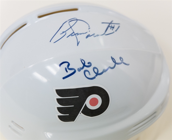 Flyers Mini Helmet Signed By Clarke/Parent/Barber