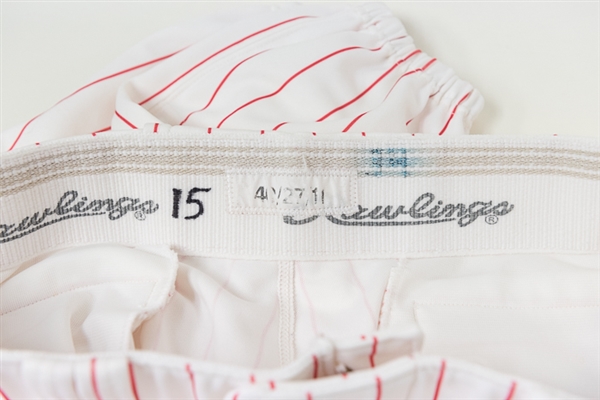 Phillies Darin Ruf Game Worn Pants & Game Used Batting Glove