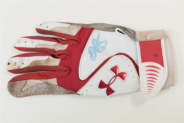 Phillies Darin Ruf Game Worn Pants & Game Used Batting Glove