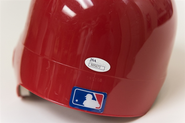 Darin Ruf Signed Full Size Game Issued Phillies Helmet - MLB COA & JSA