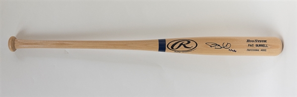 Pat Burrell Signed Rawlings Professional Model baseball Bat