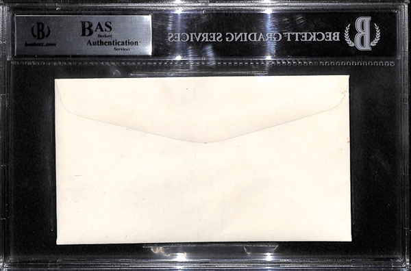 Mickey Mantle/Willie Mays/ Duke Snider Signed First Day Cover - BGS COA